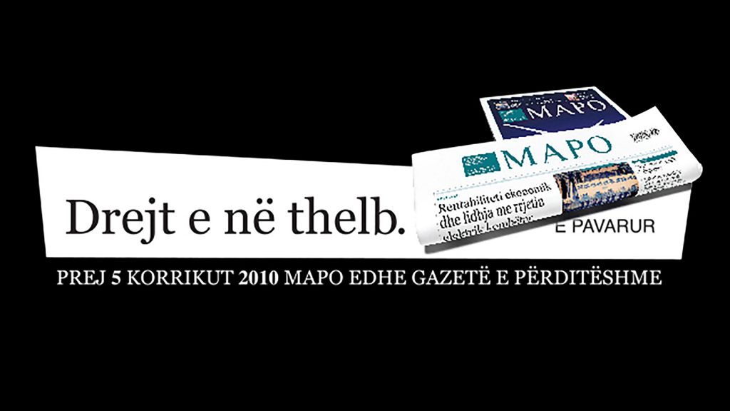 Madame Mapo is a brand new magazine in the Albanian press market dedicated to women and Vatra tasks was to design the first advertising campaign