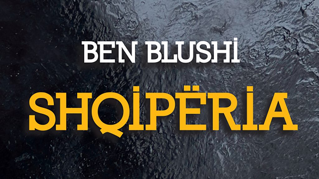 “SHQIPERIA” of Ben Blushi, a cover and advertisement campaign developed by Vatra