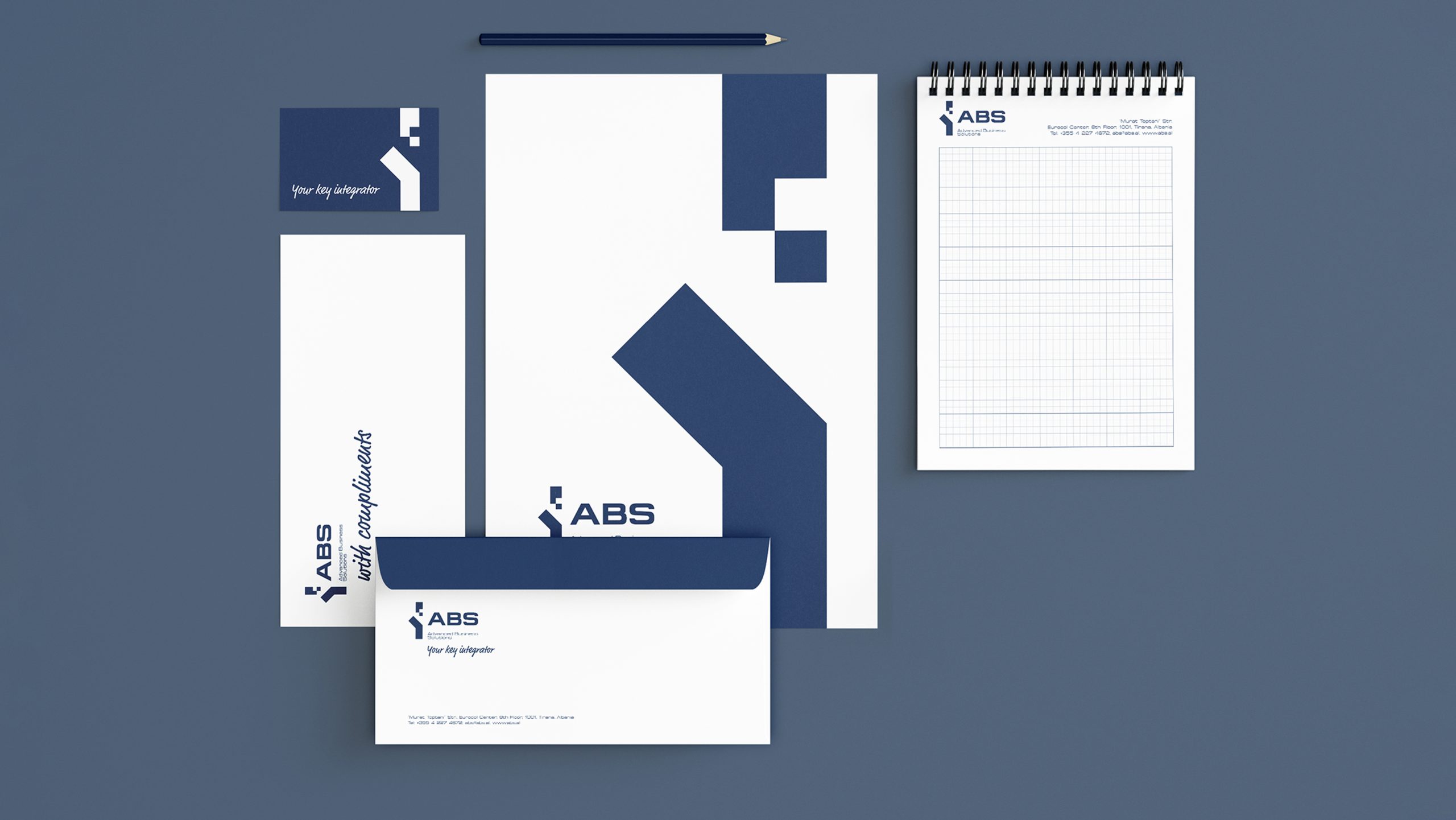 abs stationery design